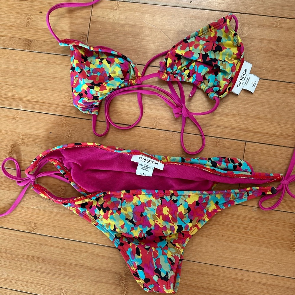 Colorful Bikini Set Thakoon for Target (Small Top, Large Bottom)